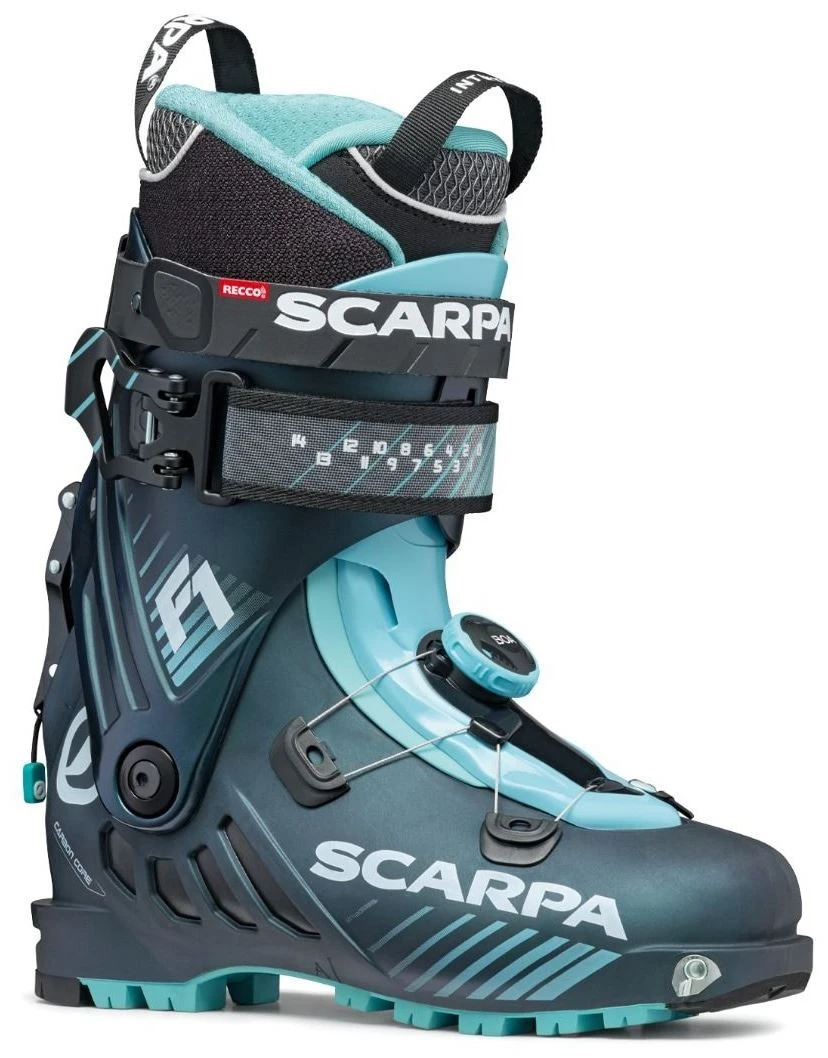 Scarpa F1 Wmn Scarpa F1 Wmn -Skibenodigdheden Winkel scarpa f1 wmn anthracite aqua 0