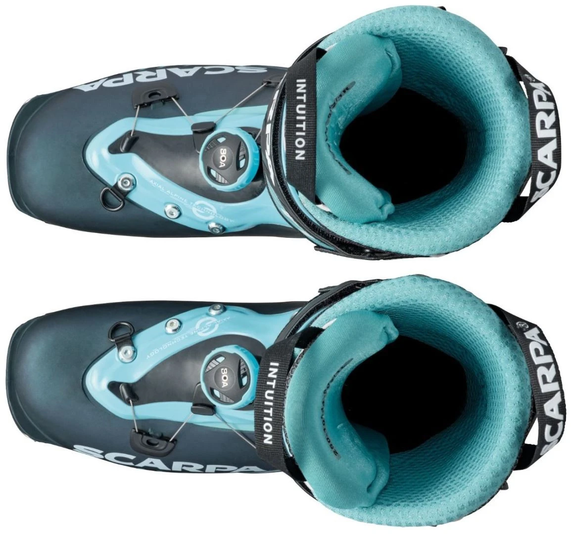 Scarpa F1 Wmn Scarpa F1 Wmn -Skibenodigdheden Winkel scarpa f1 wmn anthracite aqua 6